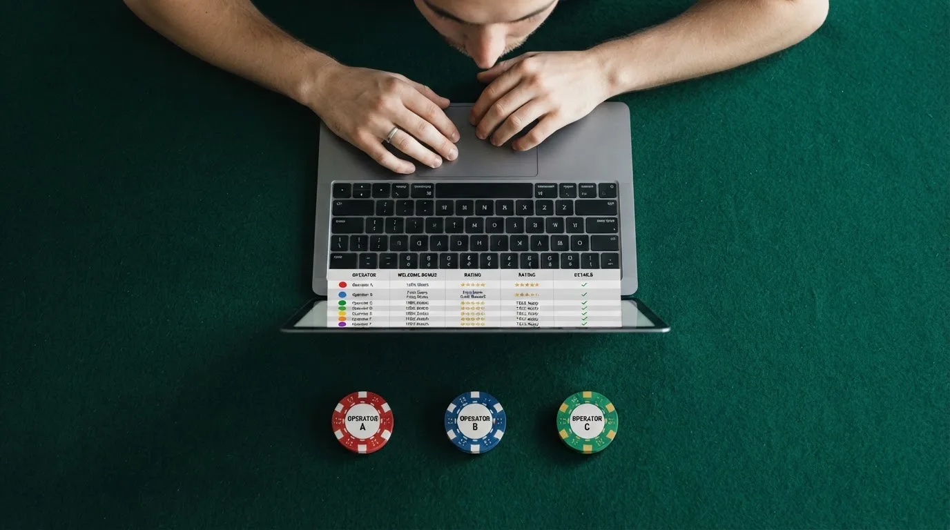 Una tabla con los logotipos de los casinos DGOJ analizados y el tipo de bono de cumpleaños que ofrecen